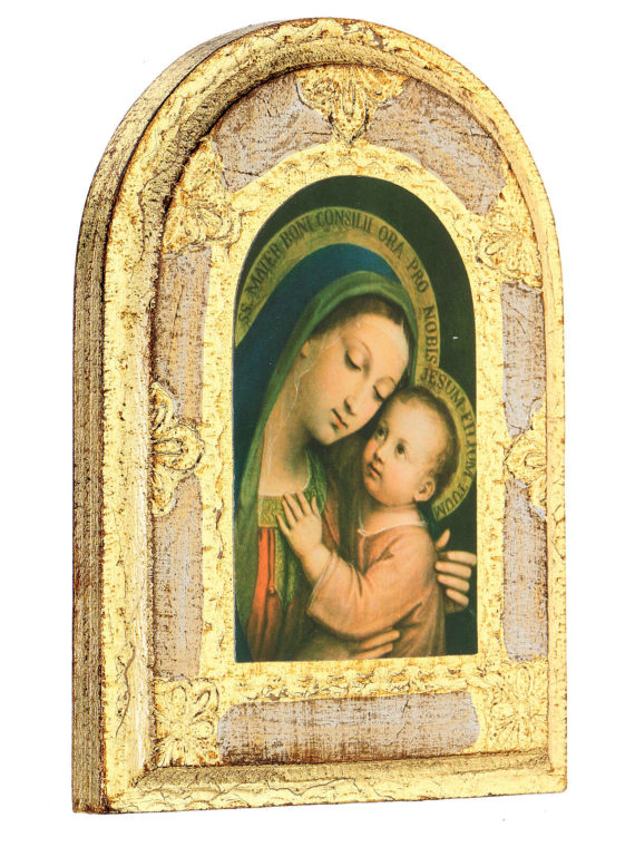 Tableau bois NotreDame du bon conseil CATHOLIC BOSS